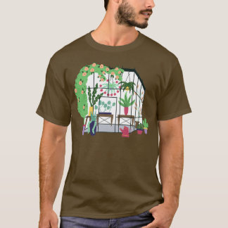 Gewächshaus Gebäude Natur Hängende Pflanzkübel Gre T-Shirt