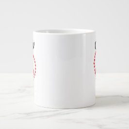 Gewählter Jeremiah 1:5 Valentine Galentine Tag für Jumbo-Tasse