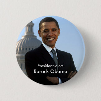 Gewählter Präsident - Barack Obama Buton Button