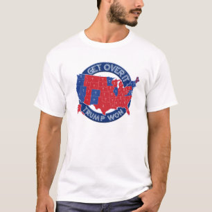 Gewählter Präsident Trumpf gewann roten weißen T-Shirt