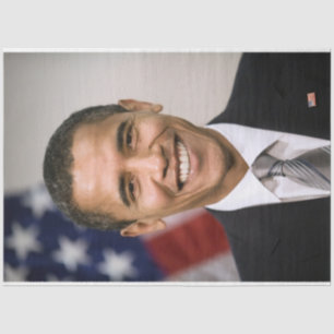 gewählter US-Präsident Barack Obama Seidenpapier