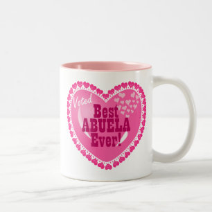 Gewähltes BESTES Abuela überhaupt! Zweifarbige Tasse