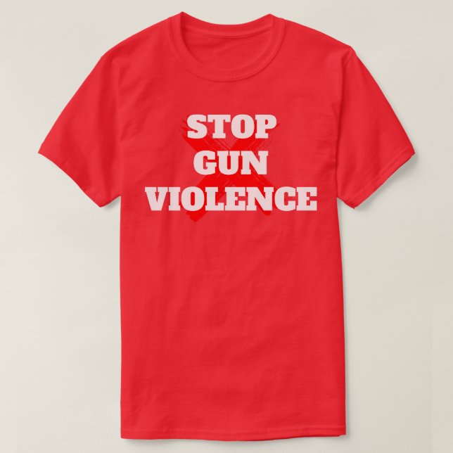 Gewalt 2 stoppen T-Shirt (Design vorne)