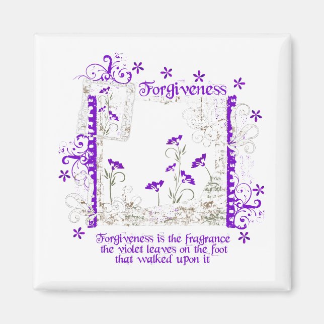 Gewalt gegen Vergebung Magnet (Vorne)