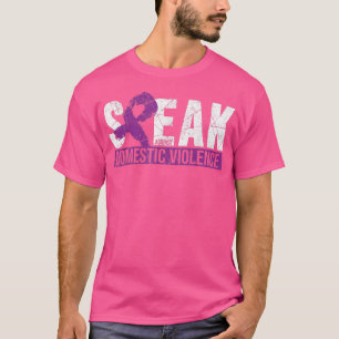 Gewalt im Inland - Lila Fond für gleiche Rechte T-Shirt