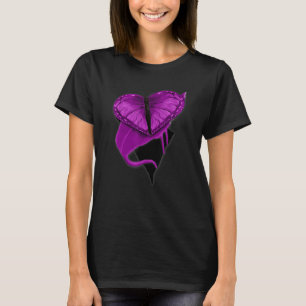 Gewalt im Inland Monat Oktober Lila B T-Shirt