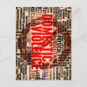 Gewalt im Inland stoppen Postkarte