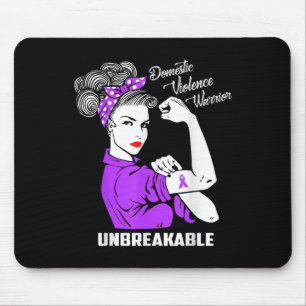 Gewalt im Inland Warrior Unzerbrechliche Erkenntni Mousepad