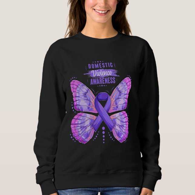 Gewalt Lila Band B Sweatshirt (Vorderseite)
