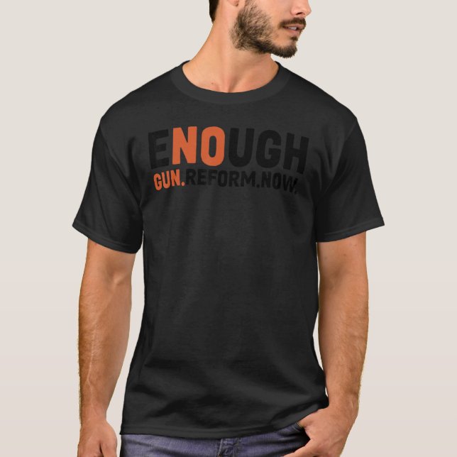 Gewalt-Sensibilisierungskampagne "No Gun Awareness T-Shirt (Vorderseite)