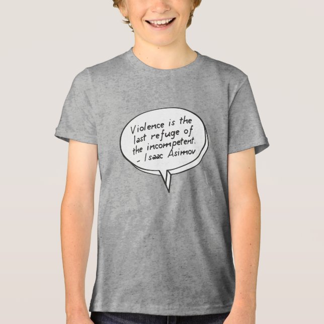 Gewalt Tri-Blend Shirt (Vorderseite)