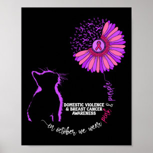Gewalt und Brustkrebs bei Katzen Poster