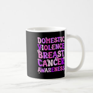 Gewalt und Brustkrebs Kaffeetasse