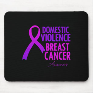 Gewalt und Brustkrebs Mousepad