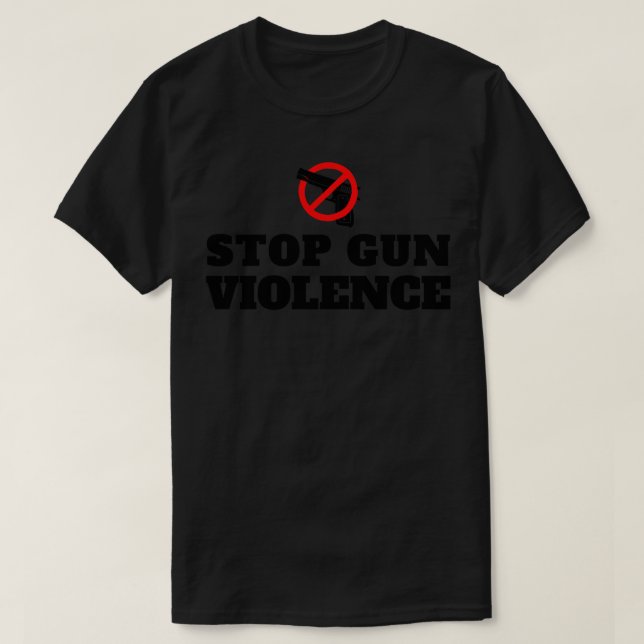 Gewalt von Gun stoppen 5 T-Shirt (Design vorne)