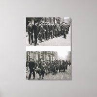 Gewaltaktik der Spartakisten (oben) Revolutionär