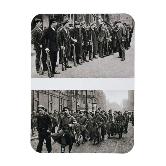 Gewaltaktik der Spartakisten (oben) Revolutionär Magnet (Vertikal)