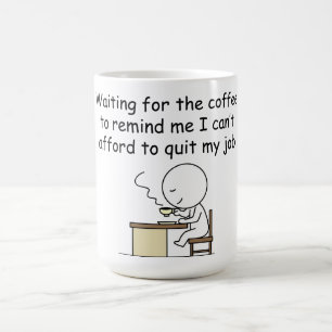 Gewartet für den Kaffee Kaffeetasse