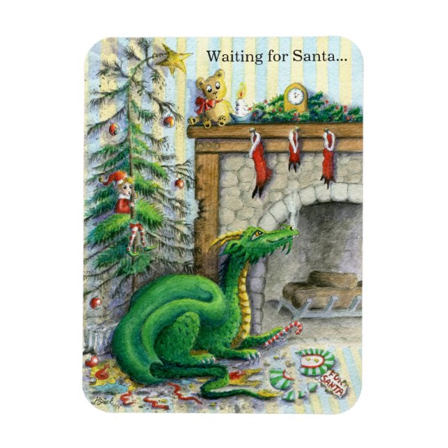 Gewartet für den Santa-Magneten Magnet (Vertikal)