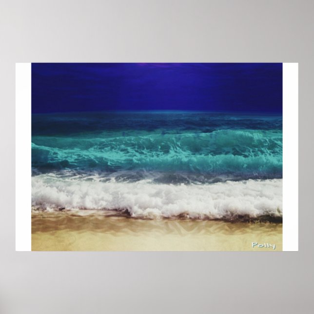 Gewartet für den Sonnenaufgang Poster (Vorne)