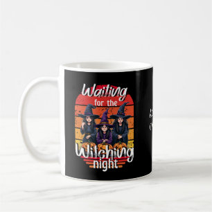Gewartet für die Hexennacht, Spooky-Hexe-Party Kaffeetasse