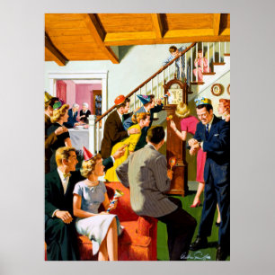 Gewartet für ein neues Jahr Poster