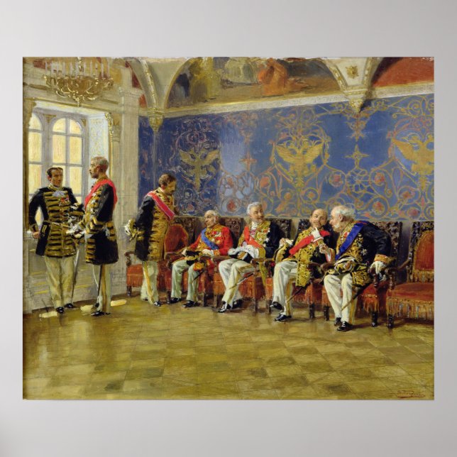 Gewartet für ein Publikum, 1904 Poster (Vorne)