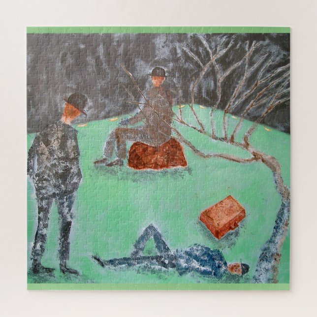 GEWARTET FÜR GODOT Puzzle (Vertikal)