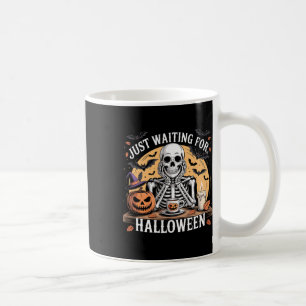 Gewartet für Halloween Skeleton-Kaffeekocher Kaffeetasse