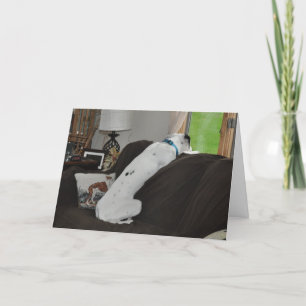 Gewartet für Santa Feiertagskarte