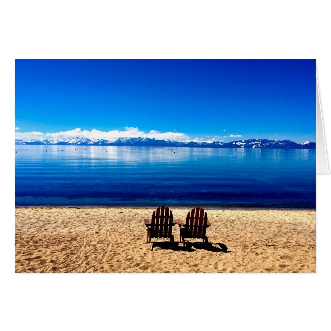 Gewartet für Sommer am Tahoer See (Vorderseite (Horizontal))