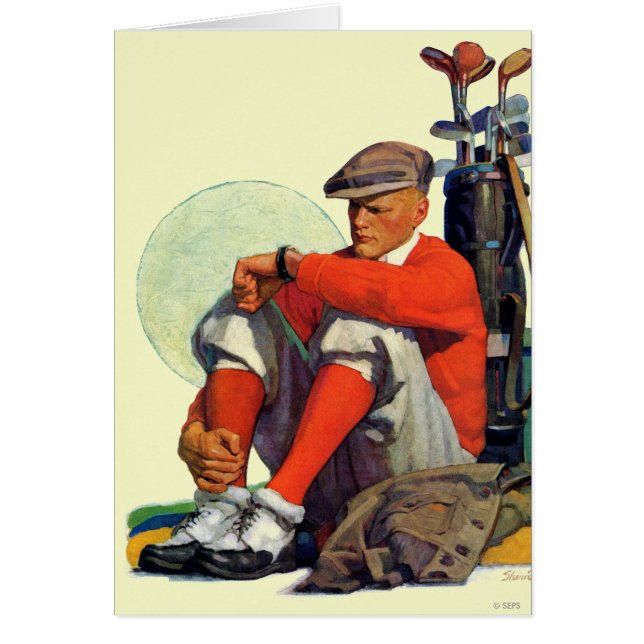 Gewartet Golfer Behalten (Vorne)