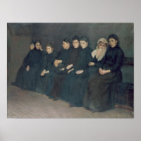 Gewartet in der Klinik, 1888