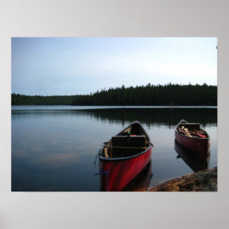 Gewartet Kanus Poster