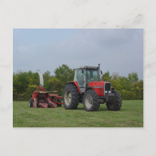 Gewartet Postkarte