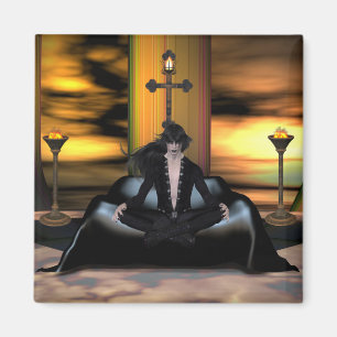 Gewartet....Vampire/Gothic/Fantasy/Halloween Magne Magnet