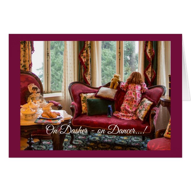 Gewartet Weihnachtskarte (Vorderseite (Horizontal))