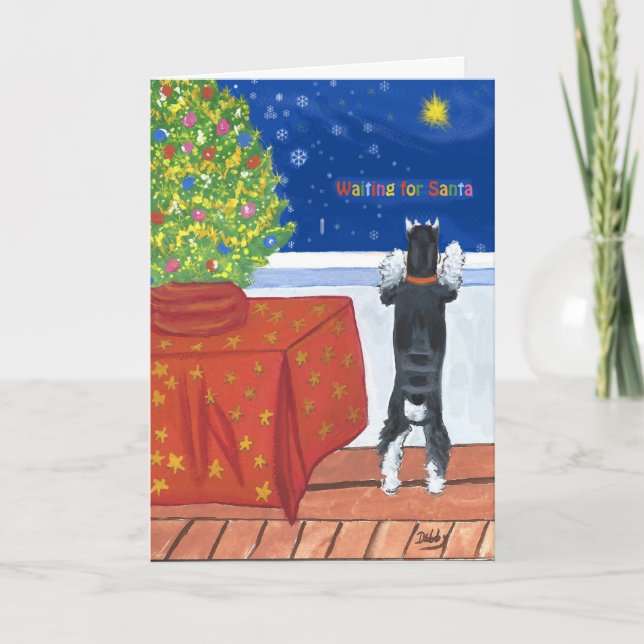 Gewartet Weihnachtskarte Feiertagskarte (Vorderseite)