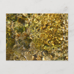 Gewässer der Kaweah Abstrakte Natur Postkarte