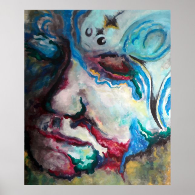 Gewässer in Schwierigkeiten Poster (Vorne)