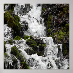 Gewässer mit rauer Luft...... Poster