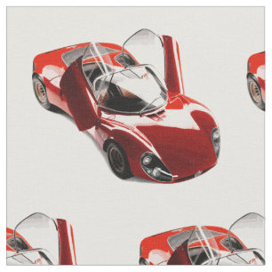 Gewebe Alfa Romeos Tipo 33 Stoff