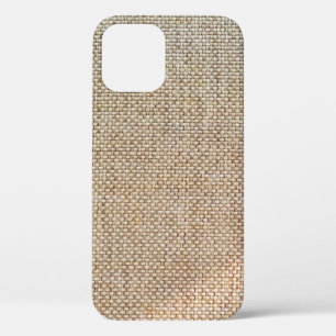 Gewebe aus braunem Spinnstoff Case-Mate iPhone Hülle