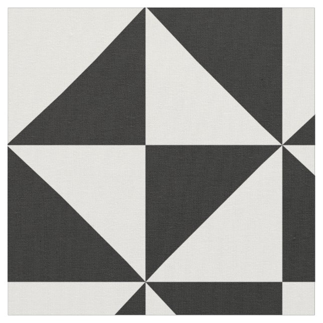 Gewebe aus geometrischen Dreiecken Stoff (Nahaufnahme)