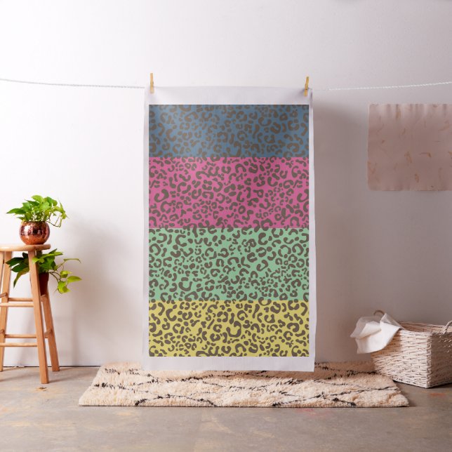 Gewebe aus Leopard-Zebra Stoff (Beispiel)