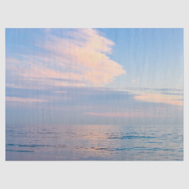 Gewebe aus Meeresgewässern Seidenpapier (Vorderseite)