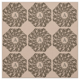 Gewebe - Blätter mit Anfangsbuchstaben Stoff