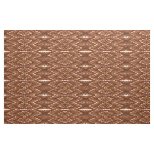 Gewebe - braunes kaleidoskopisches Muster Stoff (Fat Quarter (45,7 x 55,9 cm))