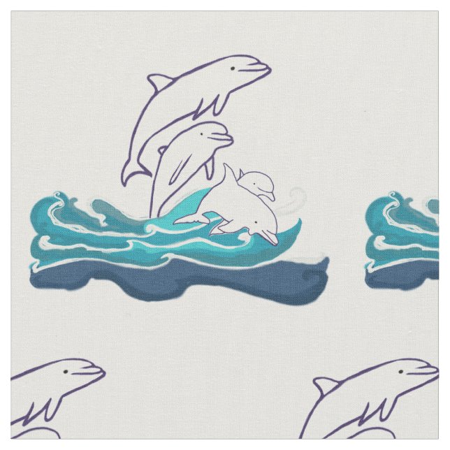 Gewebe der Delphin-Gewohnheit gekämmtes Stoff (Nahaufnahme)