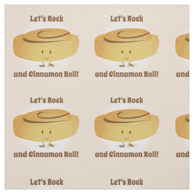 Gewebe des Zimtgebäck-Charakter-| Stoff (Muster)